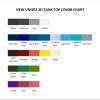 tank top color chart - AFI Band Merch