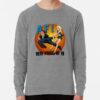 ssrcolightweight sweatshirtmensheather grey lightweight raglan sweatshirtfrontsquare productx1000 bgf8f8f8 - AFI Band Merch